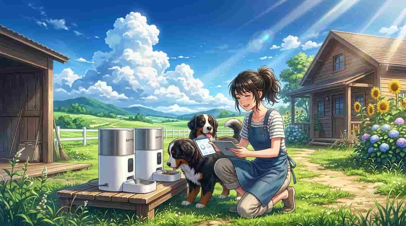 Smart Feeders for Bernese Mountain Dogs: Heavy-Duty Tech for Giant Breeds
